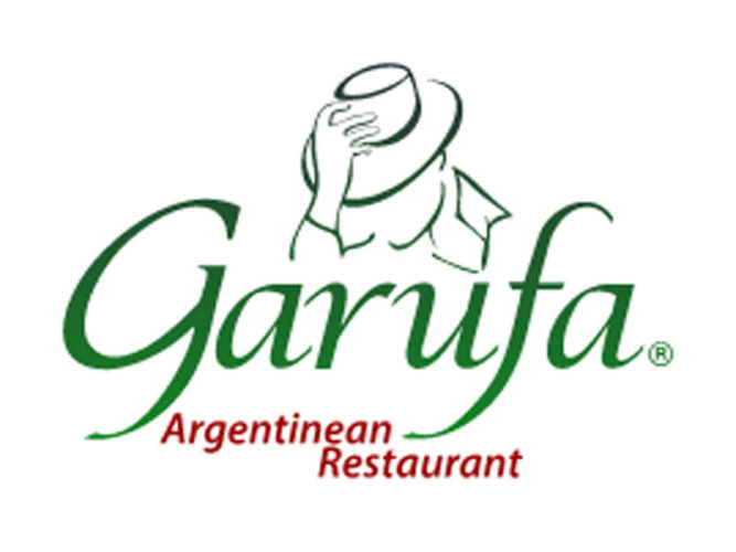 One of the newest Ajijic restaurants, Garufa's green logo for it's Argentinean Restaurant in Ajijic.